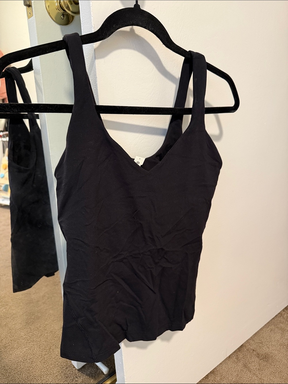 lululemon athletica black women's tank top